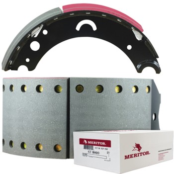 Meritor-Euclid MG2 Lined Brake Shoe  - BPW New Gen - 16.5” x 7”. Comes with Hardware